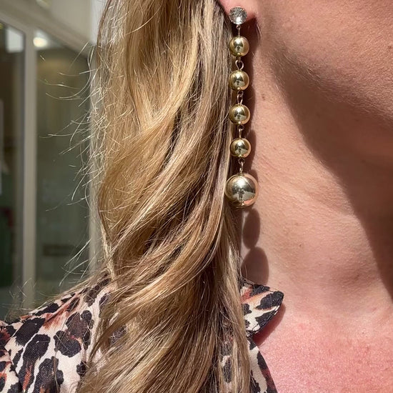 Vidéo Portée Boucles d'Oreilles Pendantes Maxima