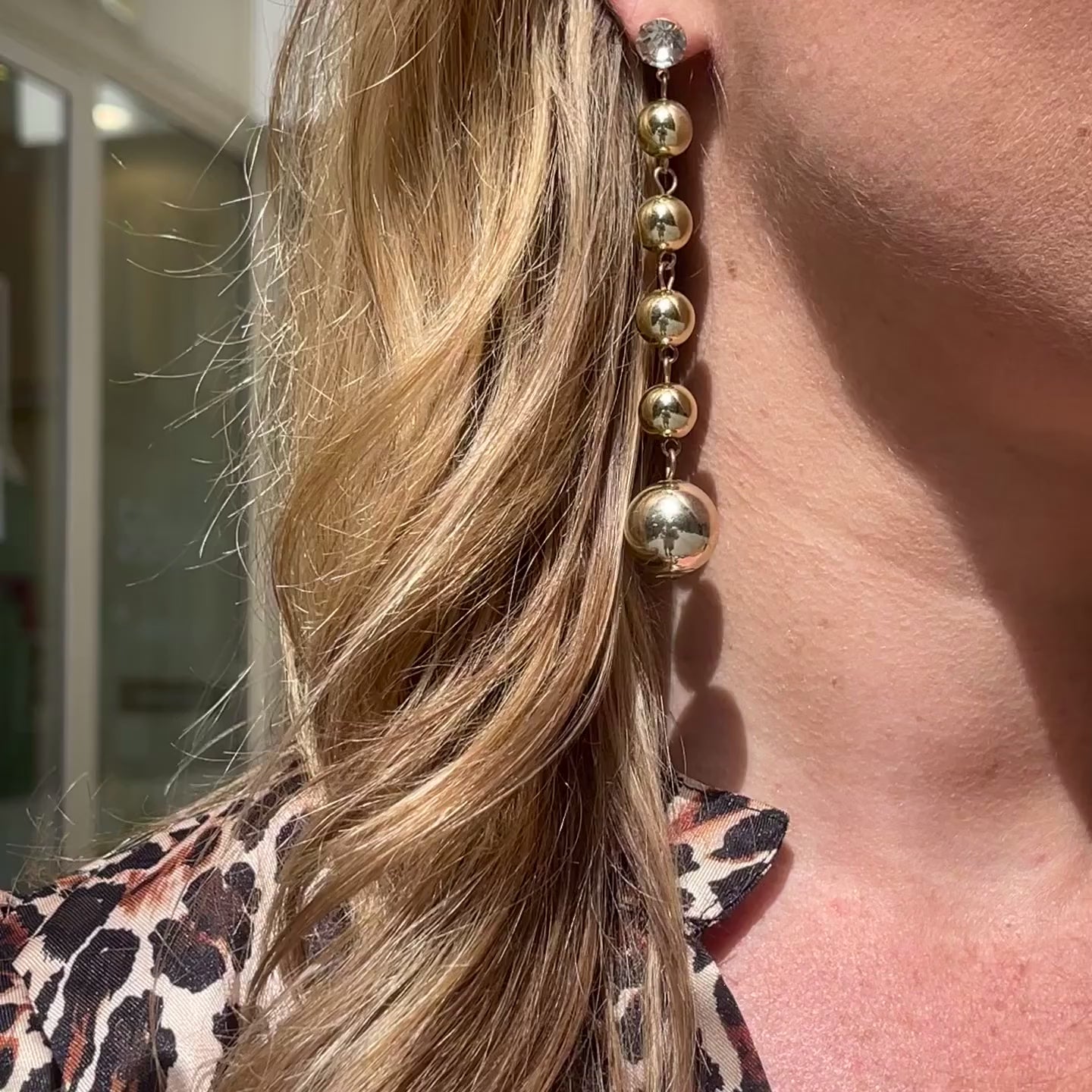 Vidéo Portée Boucles d'Oreilles Pendantes Maxima
